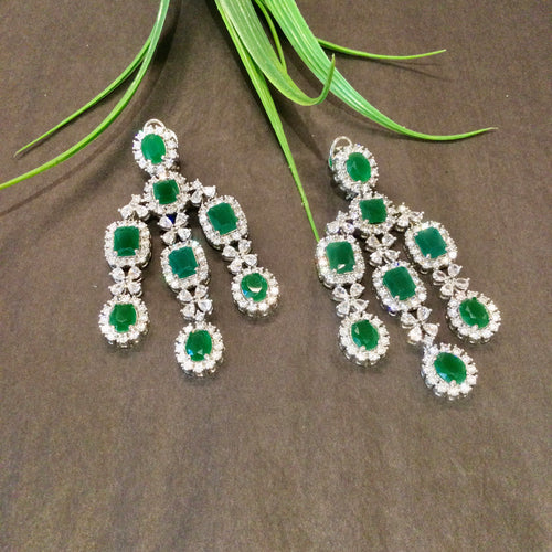 RK27 EARRING MULTI DROPS ASSORTED COLORS