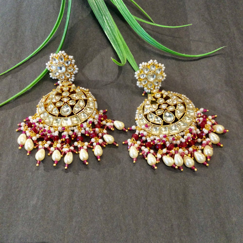 VD191 EARRING RED BALI