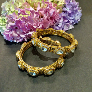 OP968 BRACELET POLKI AD PAIR 2.4 GOLD