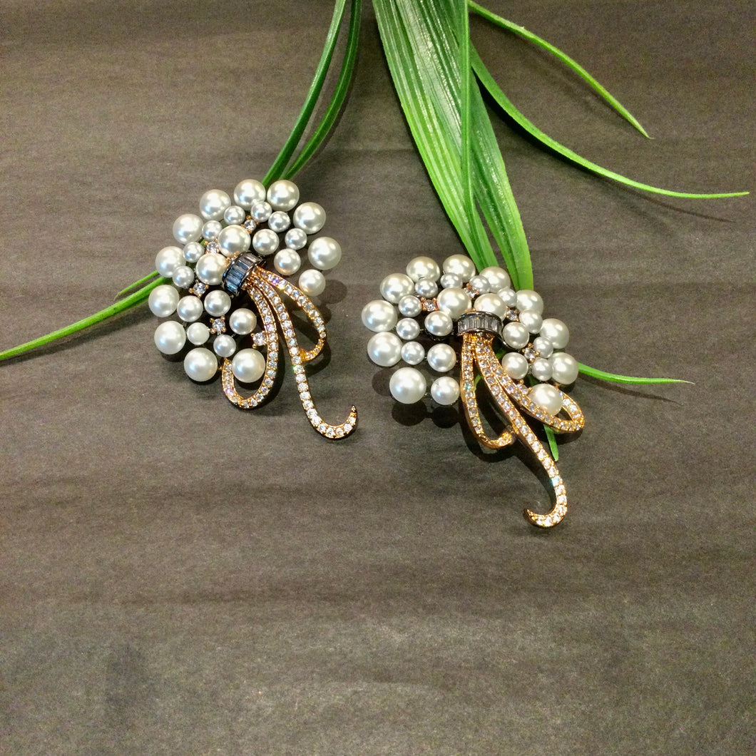 PP5792 EARRING FUNKY PEARL SWIRLS