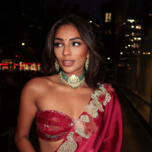 VD202 ALIA LEGACY MULTISTRAND SAGE GREEN CHOKER SET