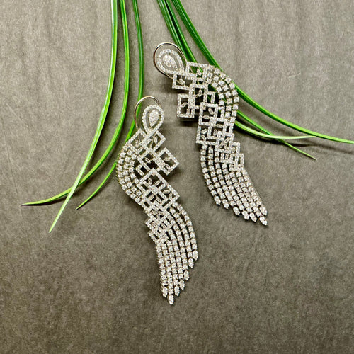 PP5783 EARRING CZ SILVER