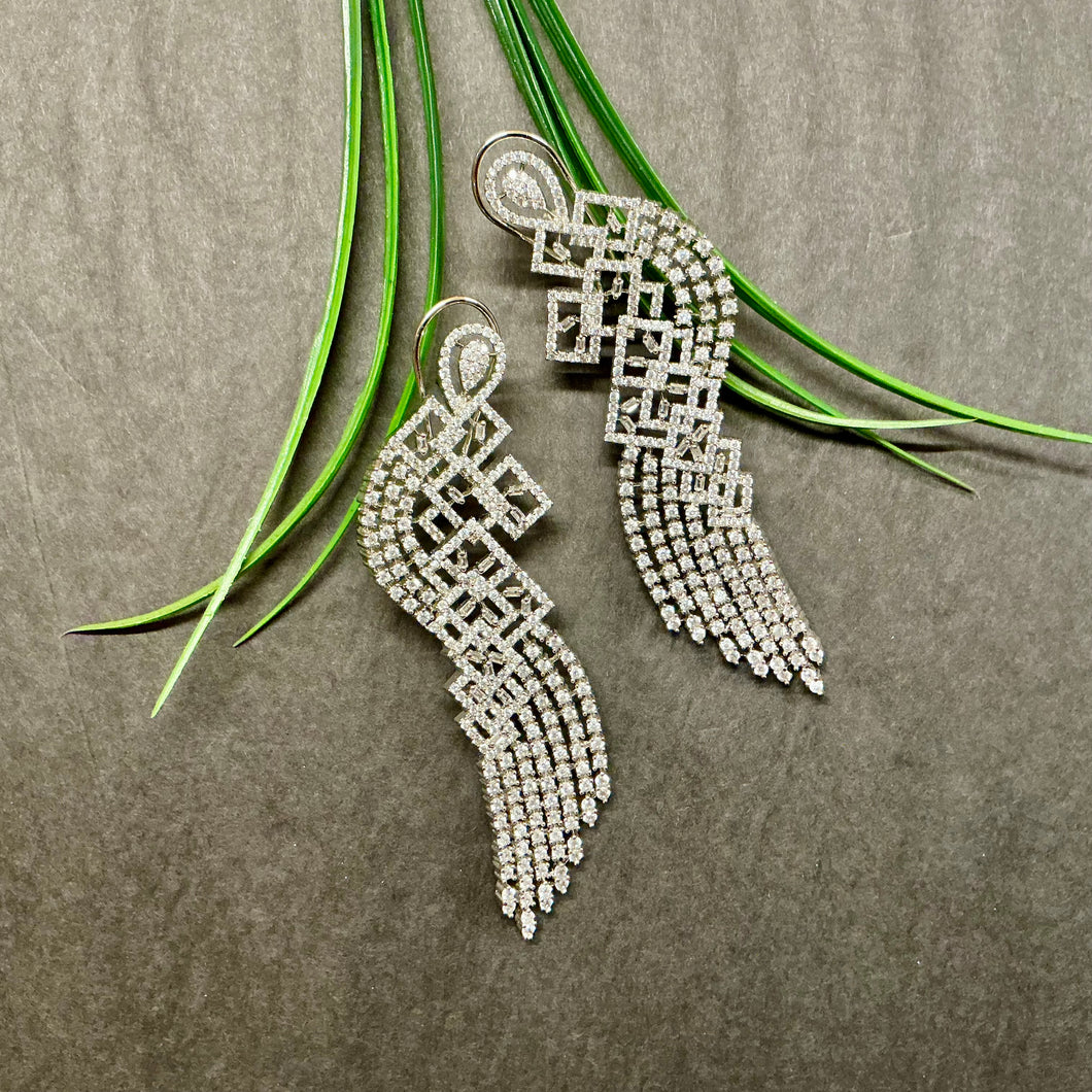 PP5783 EARRING CZ SILVER