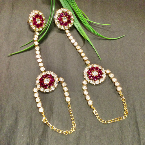 SG4423 HAND PIECE POLKI RED