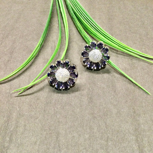 GA924 EARRING FLOWER STUDS