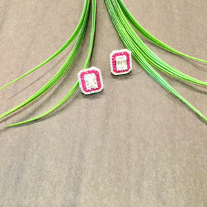 SG4439 EARRINGS STUD WITH RED