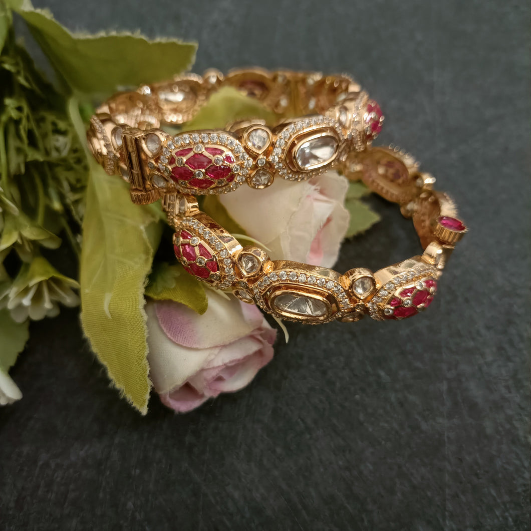 PP7082 BRACELET RUBY POLKI PAIR SIZE 2.2