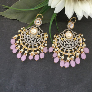 RS644 EARRINGS PINK