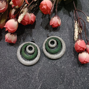 PP6138 EARRING CONCENTRIC CIRCLES
